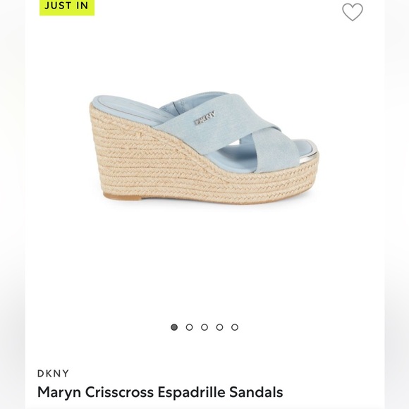 NWOB ~ DKNY Maryn Crisscross Espadrille Sandals SZ 9 - Picture 3 of 12